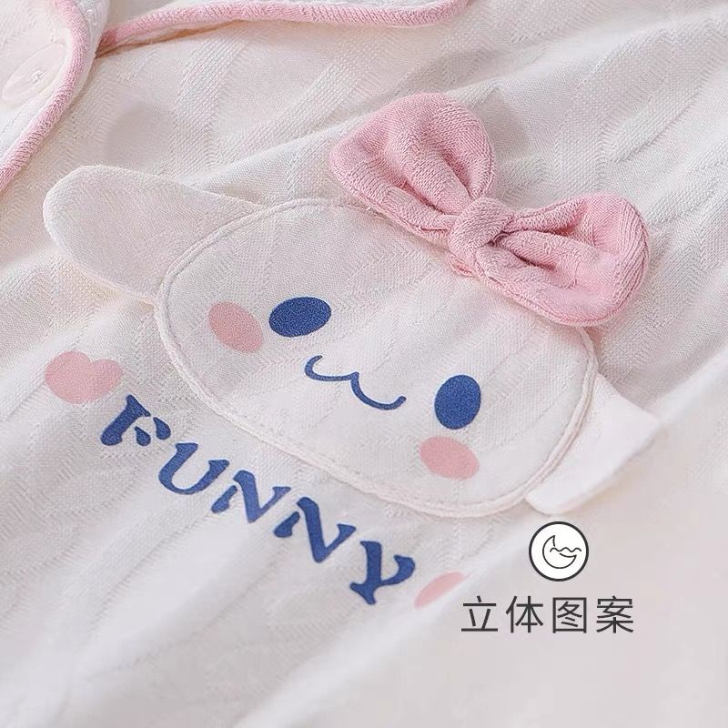 Bộ Đồ Ngủ Tay Dài In Họa Tiết Hoạt Hình Phong Cách Phương Tây Thời Trang Xuân Thu Xinh Xắn Cho Bé Gái