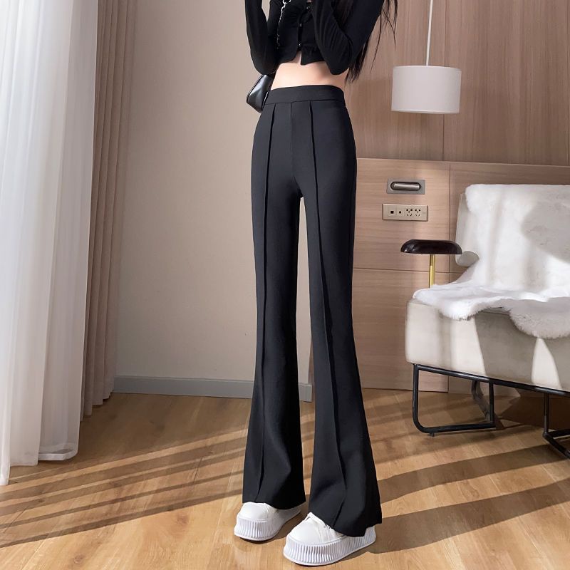 Quần Dài Nữ Màu Đen Lưng Cao 40-100kg c11905