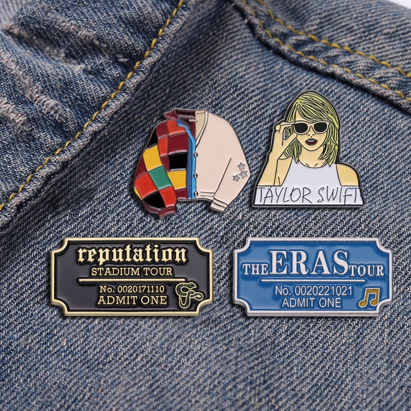 Taylor Ghim Cài Áo Hình Vé Máy Bay Âm Nhạc