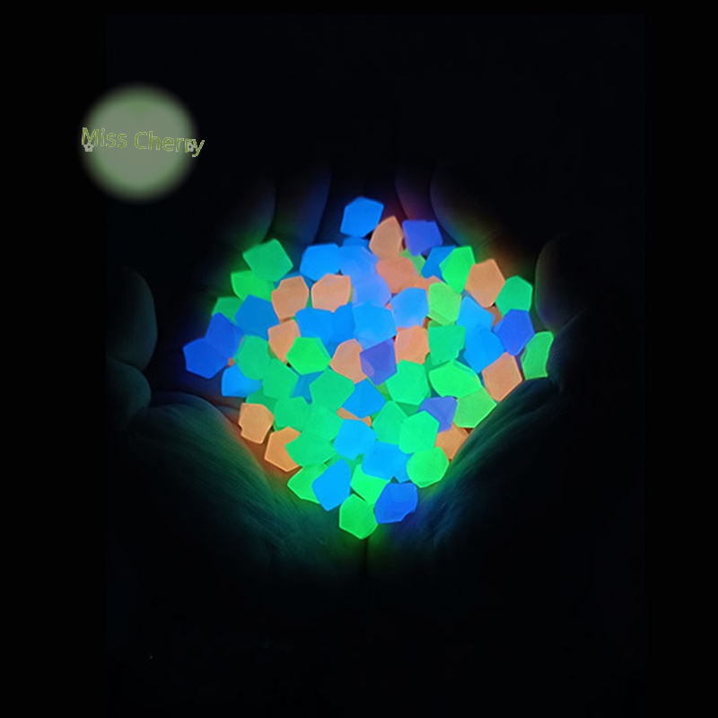 50 Viên Đá Dạ Quang Trang Trí Sân Vườn Ngoài Trời