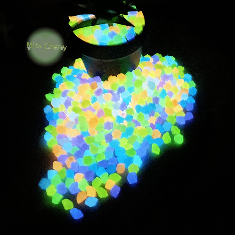 50 Viên Đá Dạ Quang Trang Trí Sân Vườn Ngoài Trời