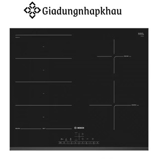 Bếp từ 4 vùng nấu bosch pxe631fc1e serie 6, 5 chế độ, tự nhận nồi, made in spain, bh 12 tháng, giadungnhapkhau19