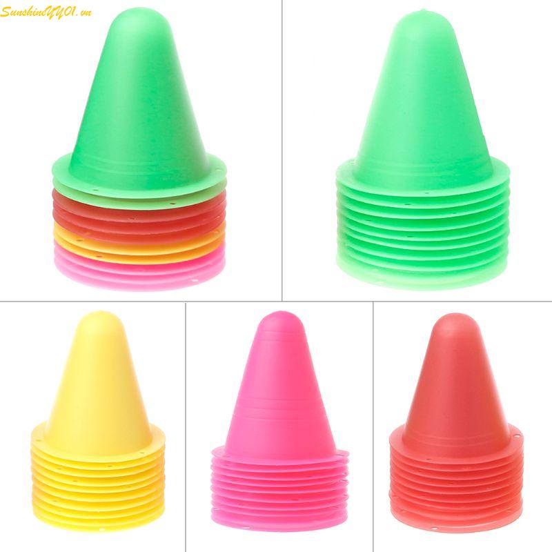 Set 10 Cốc Con Lăn Luyện Tập Đá Banh / Trượt Patin Tiện Dụng