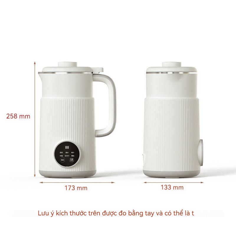 Máy Làm Sữa Hạt, Máy Nấu Sữa Hạt 800ml - 8 Chức Năng Xay Nấu Tiện Lợi - 600W BH 12Th