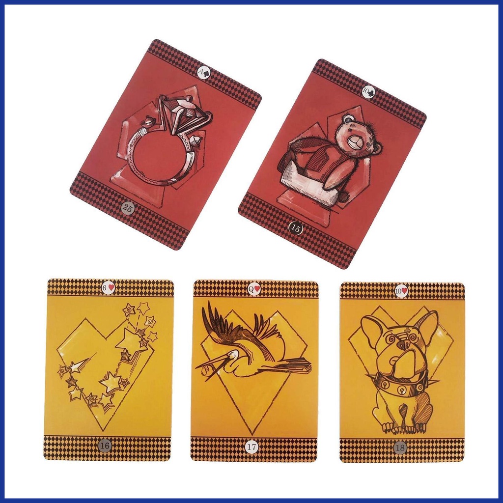 Thẻ Bài tarot jester lenormand game divination