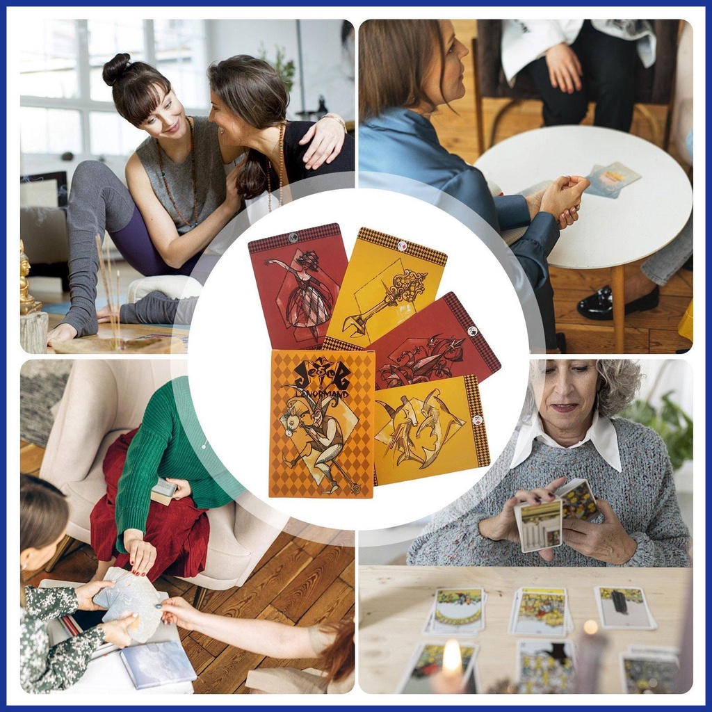 Thẻ Bài tarot jester lenormand game divination