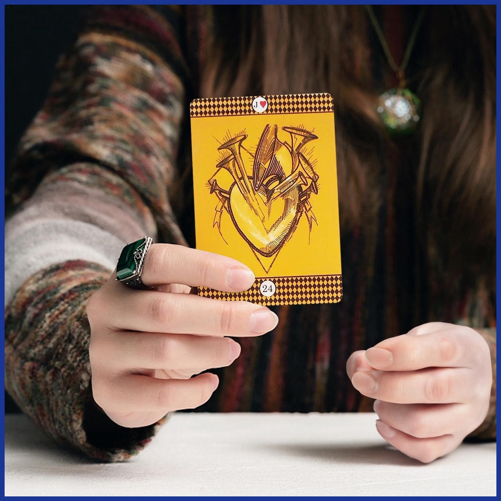 Thẻ Bài tarot jester lenormand game divination