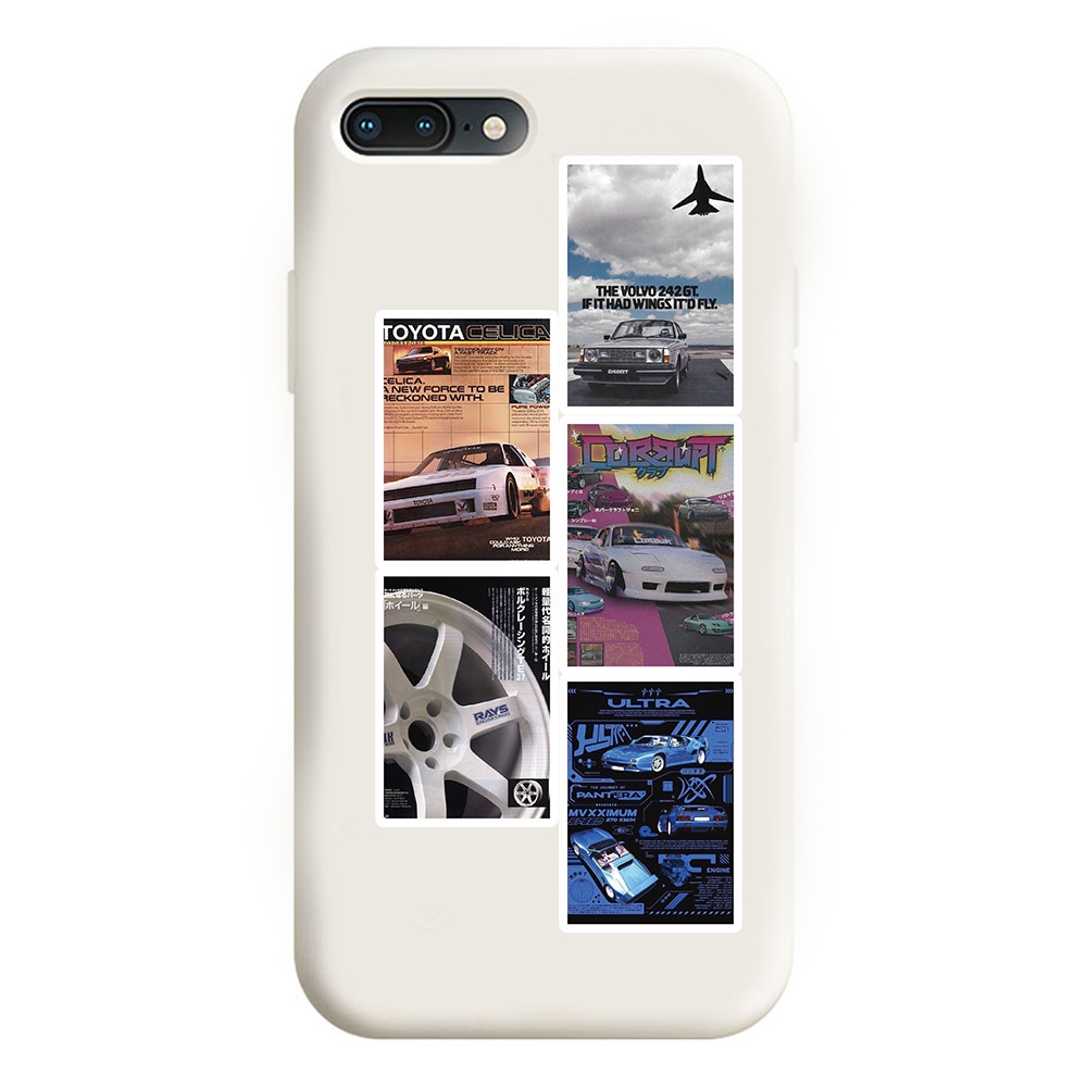 Bộ 50 Miếng Dán Trang Trí Mũ Bảo Hiểm / Bút Chì Chống Thấm Nước Họa Tiết graffiti Độc Đáo