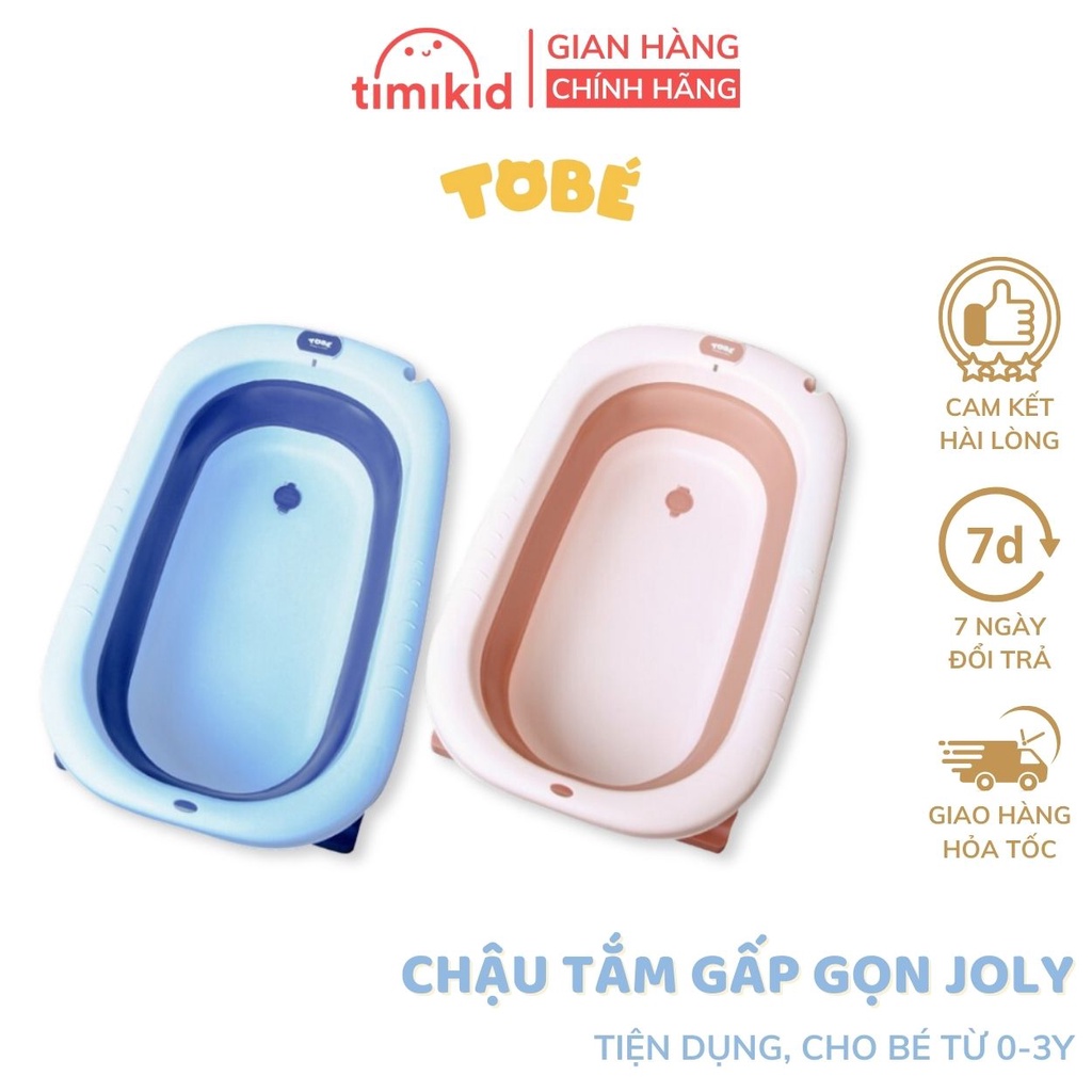 Chậu Tắm Gấp Gọn JOLY TOBE Cho Bé 0-3 Tuổi Tiện Dụng, Chất Liệu Cao Cấp, An Toàn