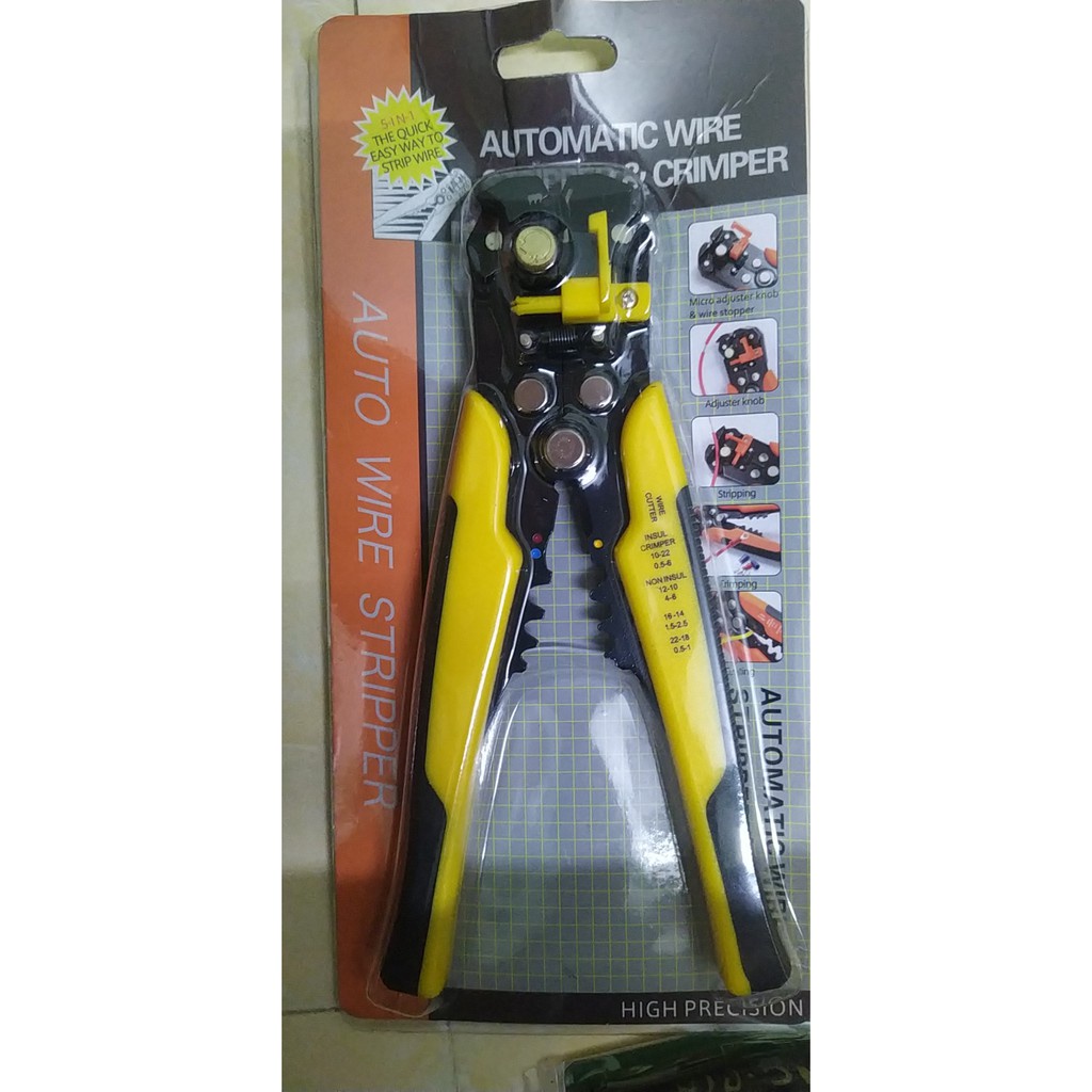 KÌM TUỐT DÂY ĐIỆN - BẤM COS ĐA NĂNG 0,2-6mm   FREE SHIP  KÌM TUỐT DÂY ĐIỆN, BẤM CỐT CHÍNH HÃNG GIÁ RẺ NHẤT