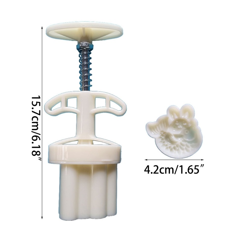 Ivy Khuôn Nhựa Làm Bánh Trung Thu Hình Thỏ / Cá / Bánh Trung Thu Cho Lễ Hội