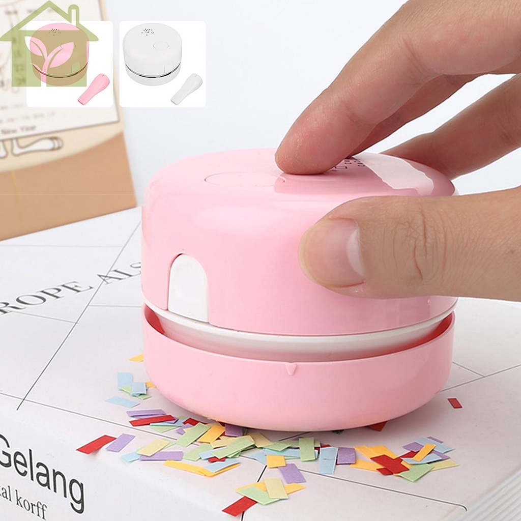Máy Hút Bụi Cầm Tay Chạy Bằng Pin Kèm Bàn Chải Quét Bàn Phím Im Lặng Cho home shopabc6535