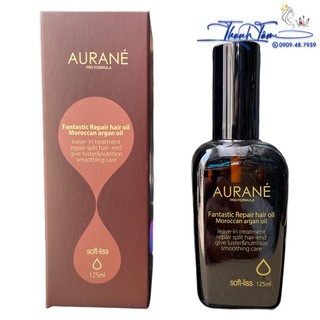 Tinh dầu dưỡng tóc AURANE Argan Fantasic Repair Hair Oil Soft-Liss 125ml ( mẫu vuông ) - 