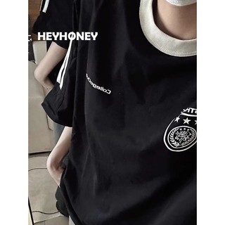 HEYHONEY áo phông áo thun nữ croptop baby tee Thời trang hàn quốc A29J2I7 35Z230831