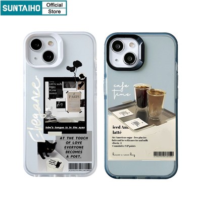 Suntaiho ốp lưng iphone thời trang Ốp Điện Thoại tpu Silicon Mềm Cao Cấp Chống Sốc Cho iphone 15 14 12 13 11 pro max ip 7 8 plus iphon x xs xr xs max