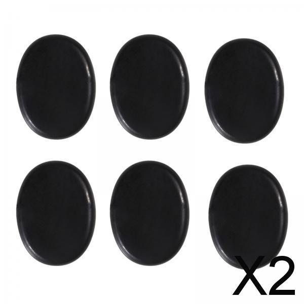 Esquirla Set 2 / 6 Viên Đá massage Nóng Tự Nhiên 4X3Cm