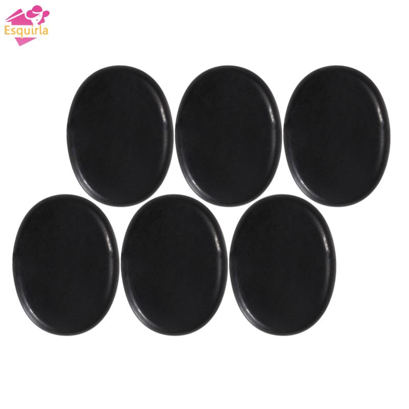 Esquirla Set 2 / 6 Viên Đá massage Nóng Tự Nhiên 4X3Cm