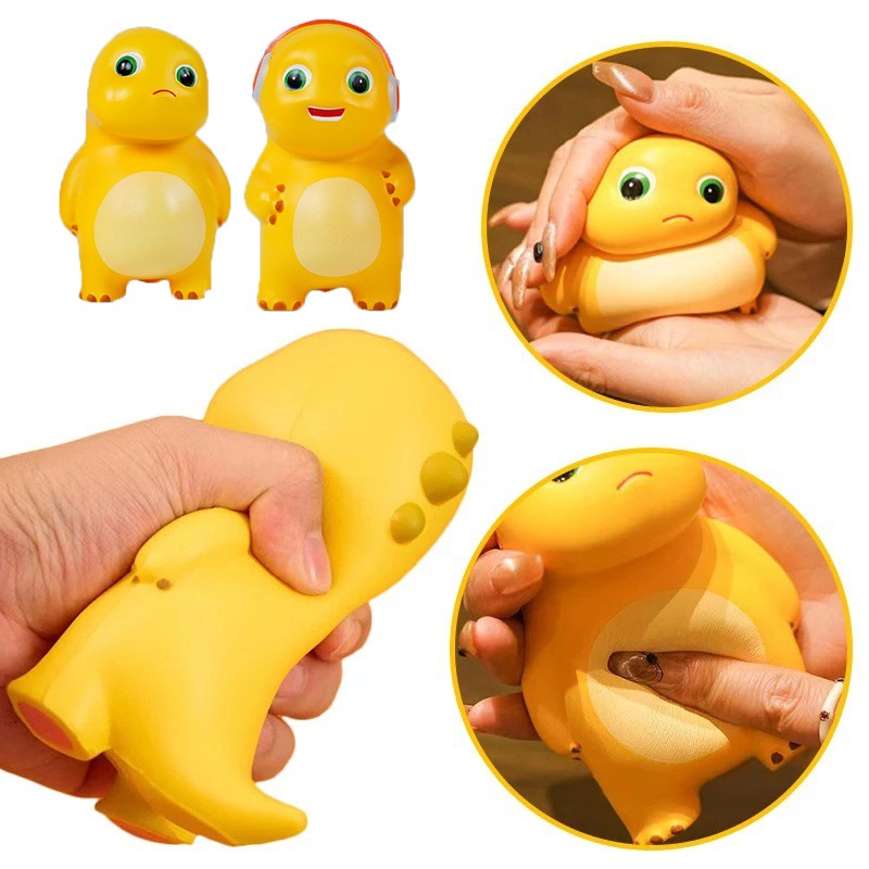 Kawaii Đồ Chơi Bóp Mềm Giải Tỏa Căng Thẳng Hình Rồng Sữa Bóp Phát Nhạc Làm Quà Sinh Nhật Sáng Tạo Cho Trẻ Em
