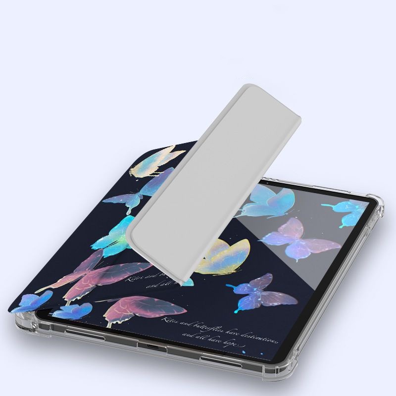 Ốp Máy Tính Bảng tpu Mềm Có Khe Đựng Bút Chì Cho ipad gen10 7 / 8 / 9 air4 air5 pro11 "pro12.9" mini6