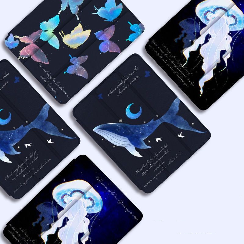 Ốp Máy Tính Bảng tpu Mềm Có Khe Đựng Bút Chì Cho ipad gen10 7 / 8 / 9 air4 air5 pro11 "pro12.9" mini6