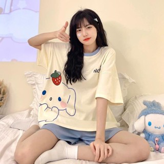 Bộ đồ ngủ tay ngắn thời trang 2024 dành cho nữ Lff0831