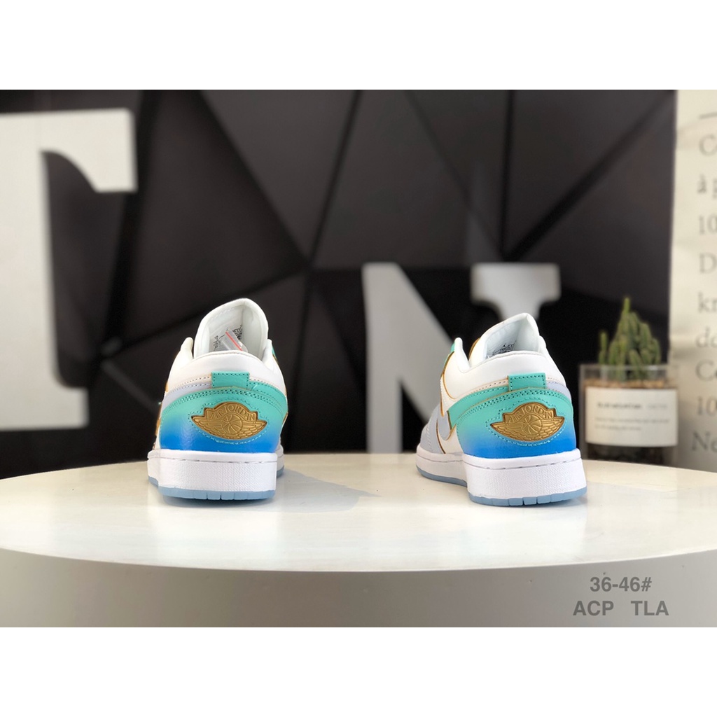 Giày Thể Thao jordan 1 low aj1 fn8899 131 36-46 Phối Màu gradient Xanh Dương Trẻ Trung