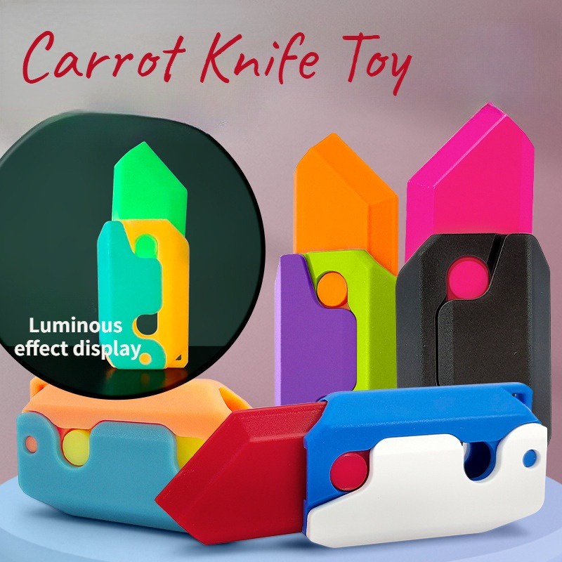 Cà Rốt 3d Phát Sáng Đồ Chơi Cho Trẻ Em