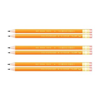 Combo 3 chiếc Bút viết chì gỗ 2B/3B/4B/5B/6B Gstar 009