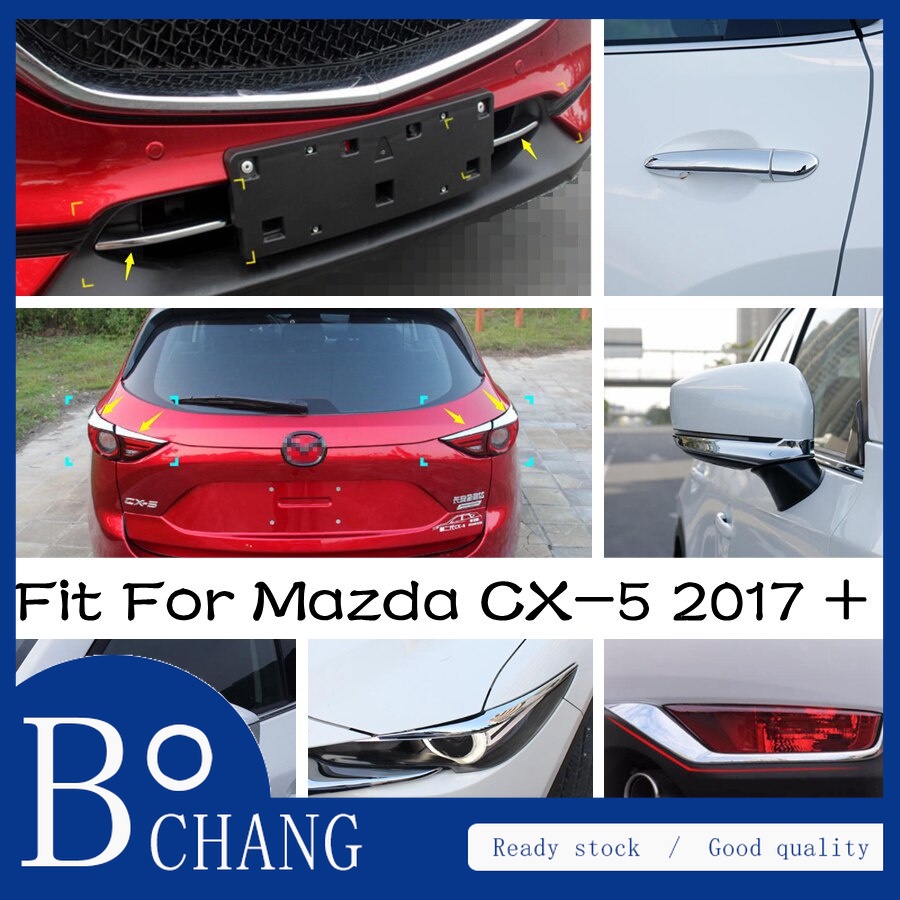 Bc Viền Đèn Pha / Đèn Sương Mù Phía Trước / Sau Bằng Crom Cho mazda cx-5 cx5 2017-2021