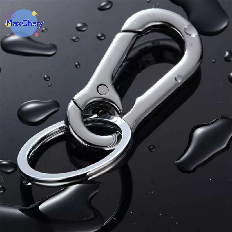 Móc Khóa Hình Móng Ngựa Bằng Thép Không Gỉ Chống Thất Lạc Dành Cho Nam Mới