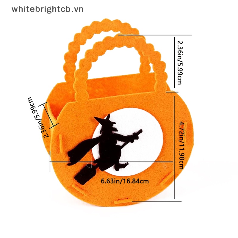 Túi Đựng Kẹo halloween / halloween / halloween / 2023 Hình Bí Ngô / Mèo Đen