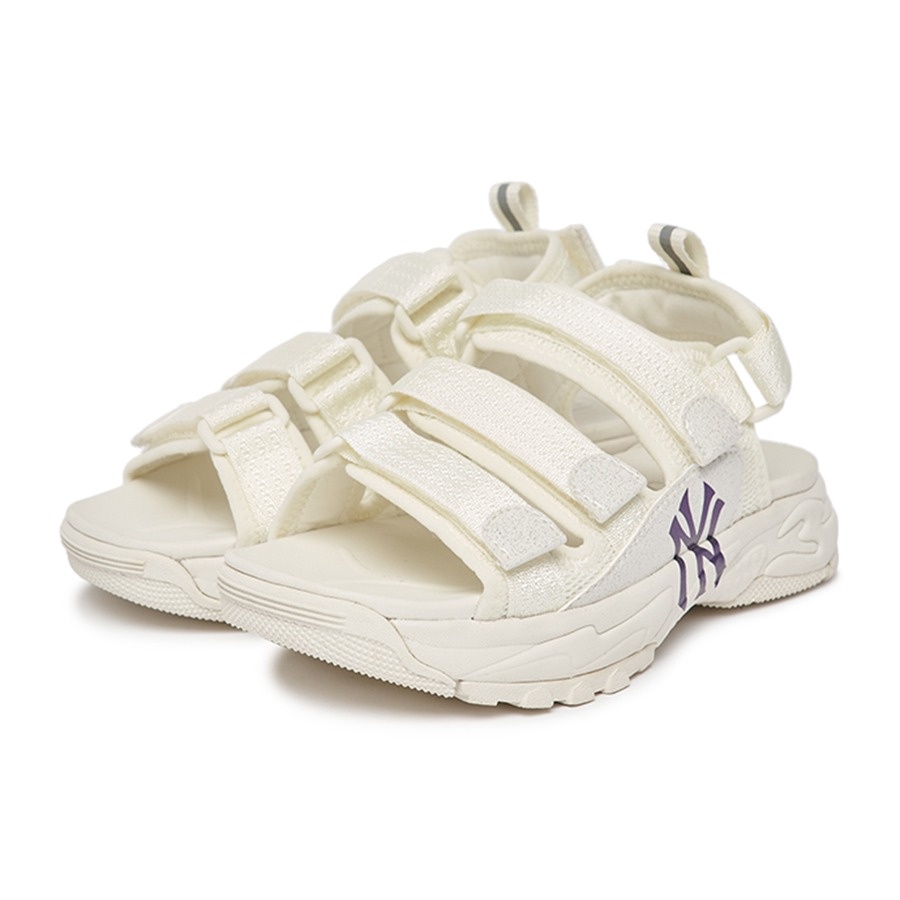 GIÀY SANDAL KID - MLB Chunky Sandals New York Yankees - *TRẮNG* - Code :7ASDB0133-50WHS