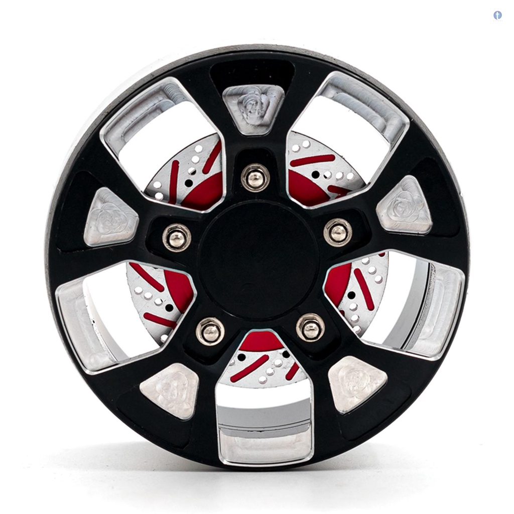 Rc Set 4 Vành Bánh Xe Thay Thế 2.2inch Bằng Hợp Kim Nhôm Cho Xe Hơi Điều Khiển Từ Xa trx4 axial scx10 90046 scx10 iii axi03007 axi03003