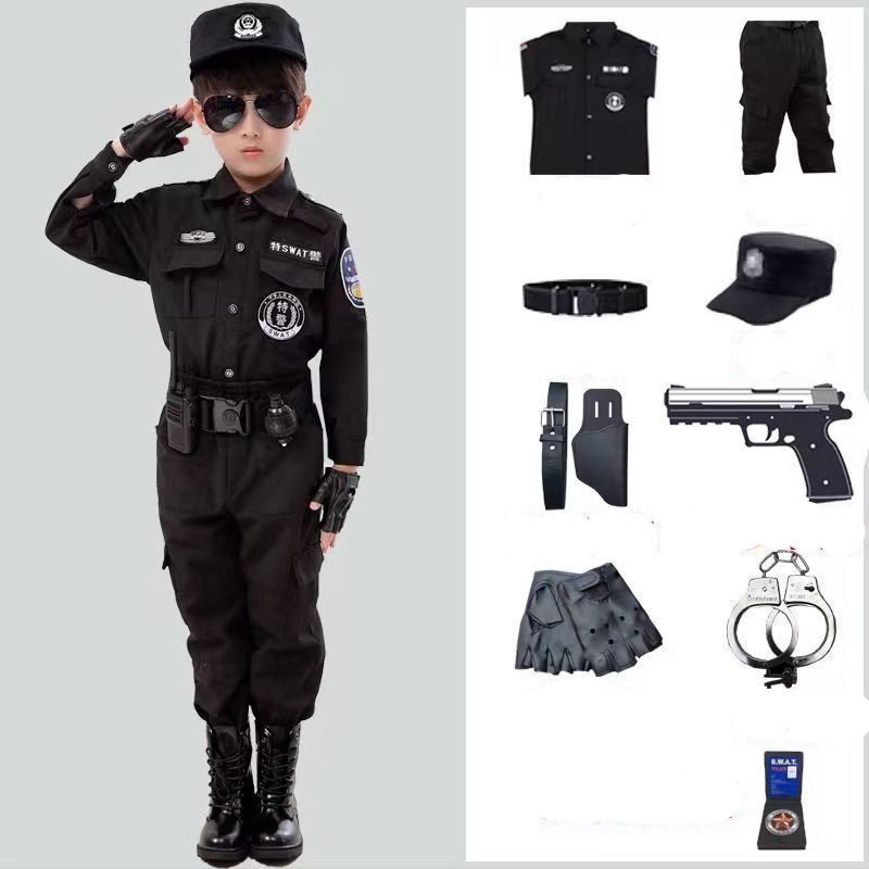 Bộ Đồ Hóa Trang Cảnh Sát Dịp halloween 2023 Cho Bé Trai
