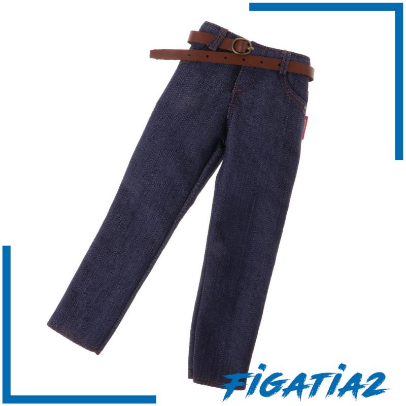 1 Mảnh Quần Jean denim Cho Mô Hình Nam 12 "Tỉ Lệ 1 / 6