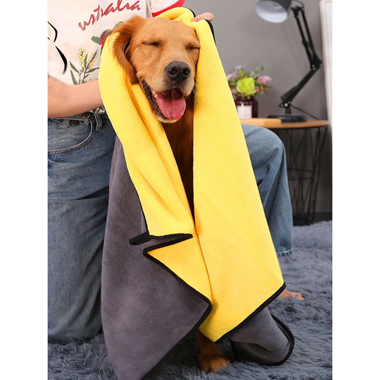 Khăn Tắm hipidog Sợi Siêu Mịn Siêu Thấm Hút Nhanh Khô Không Phai Thích Hợp Cho Thú Cưng