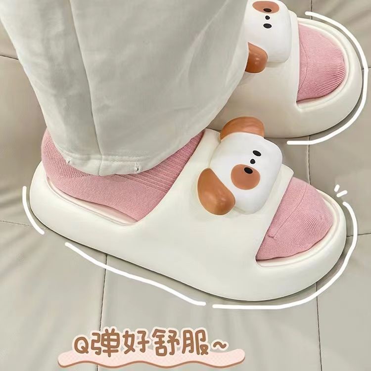 Dép unisex Chống Trượt Hình Quả Táo Đỏ Dễ Thương