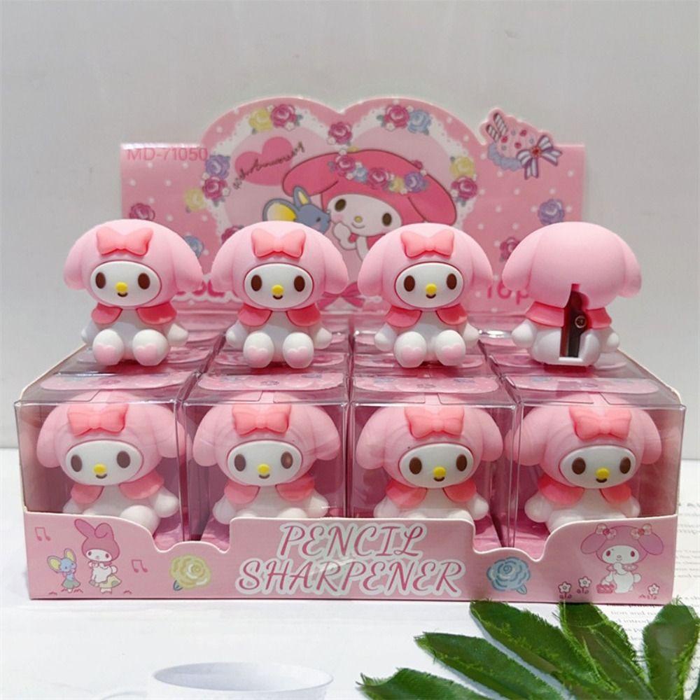 Mmluck Dụng Cụ Gọt Bút Chì Bằng Silicon Hình Mèo kt kuromi melody Dễ Thương