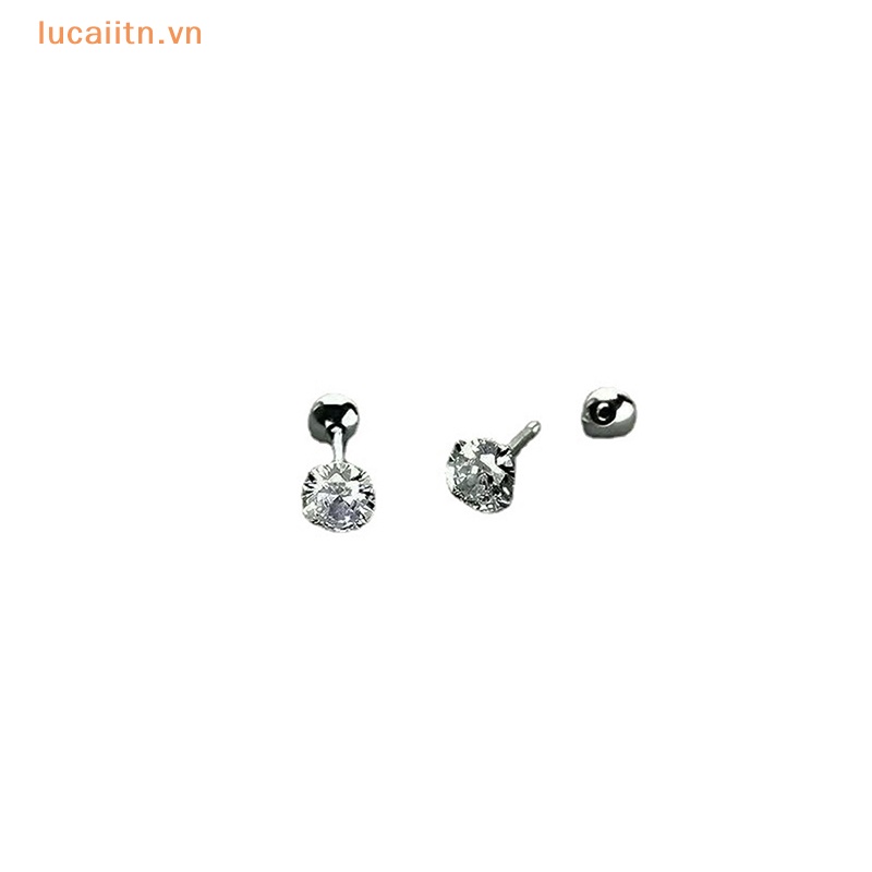 1 Đôi Bông Tai Xỏ Lỗ Đính Đá zircon Cho Nữ vn