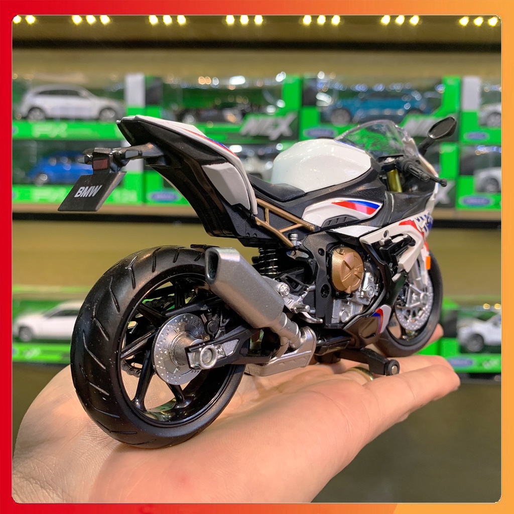 MÔ HÌNH XE BMW S1000RR 2020 1:12 MAKEDA