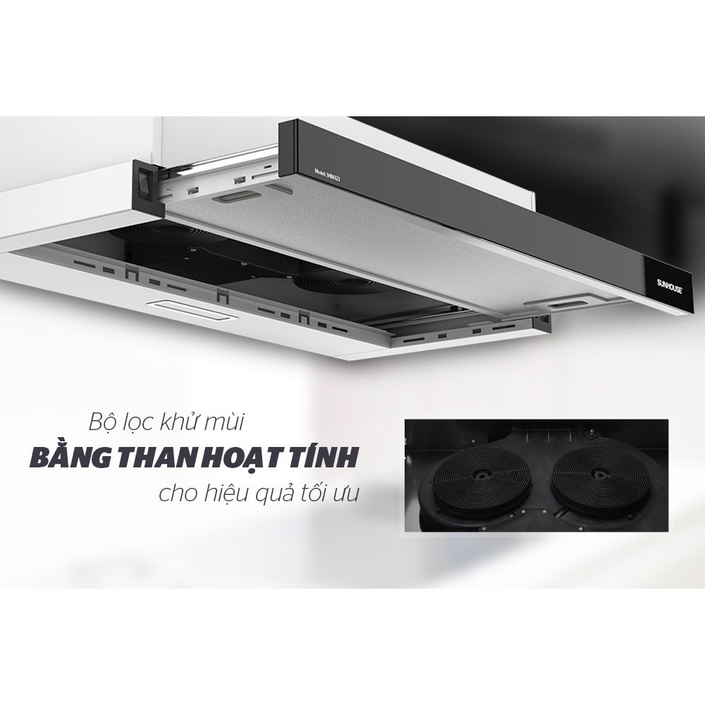 MÁY HÚT MÙI ÂM TỦ SUNHOUSE SHB6123  - Mới 100%