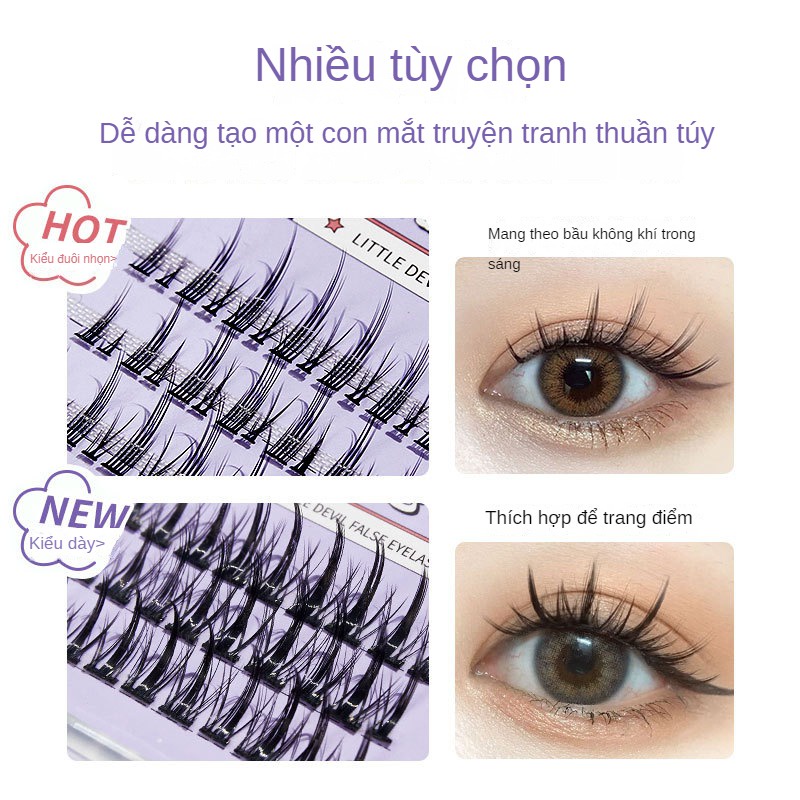 Mi Giả Tách Sợi, Kiểu Dáng Anime, Mi Trùm Thích Hợp Cho Các Bạn Thích MaKeup Phong Cách Anime