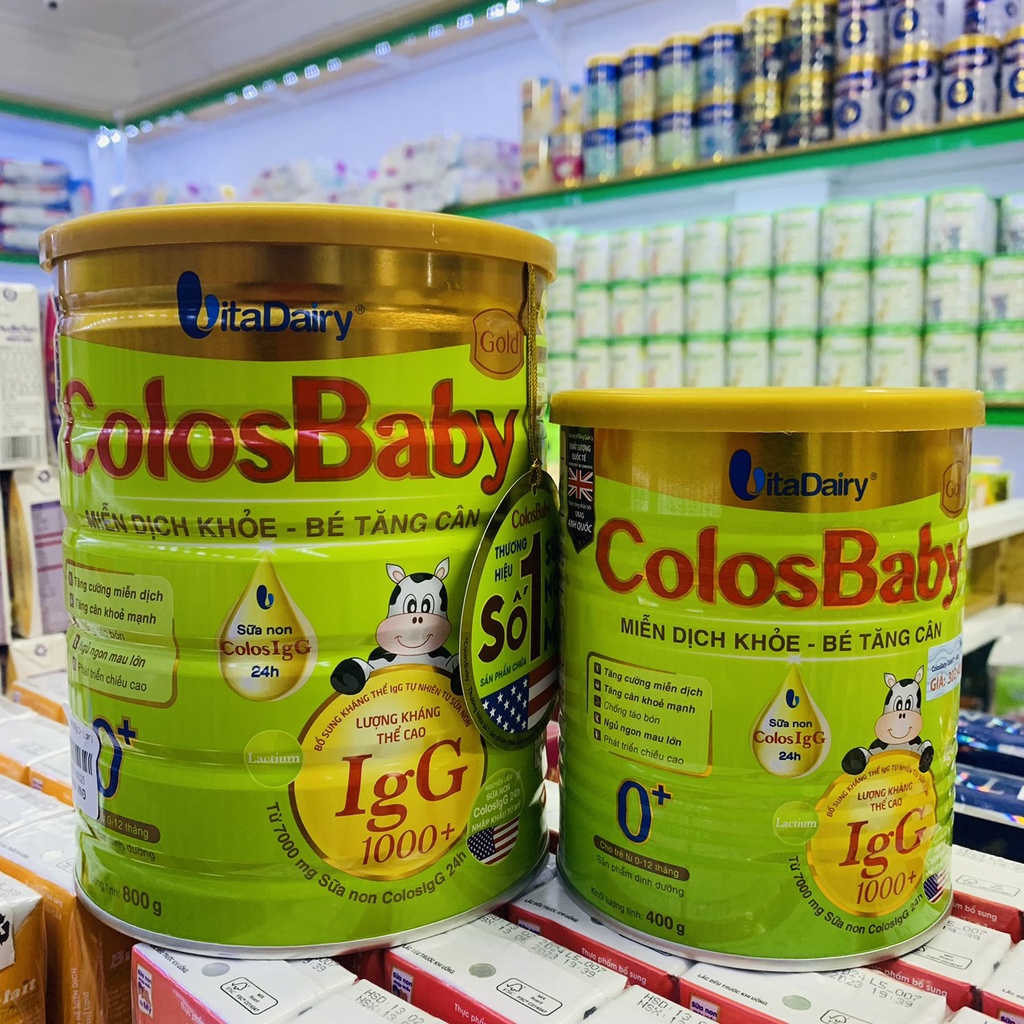 SỮA COLOSBABY 0+  BỔ SUNG SỮA NON GIÚP TĂNG CƯỜNG MIỄN DỊCH