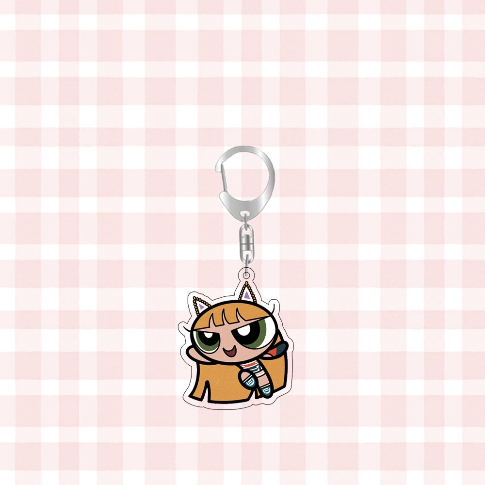 Móc Chìa Khóa Hình Các Nhân Vật Hoạt Hình kpop Jeanans powerpuff Daniel minji hanni haerin hyein