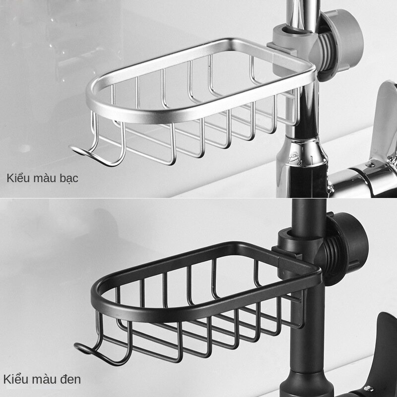 Giá Đỡ Xà Phòng / Mút Rửa Chén Gắn Vòi Nước Bồn Rửa Nhà Bếp / Phòng Tắm