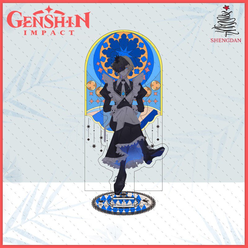 Mô hình đứng standee Hot Game Genshin Impact Figurines Xiao Venti Ayato Tartaglia Razor Kaeya Scaramouche Diluc