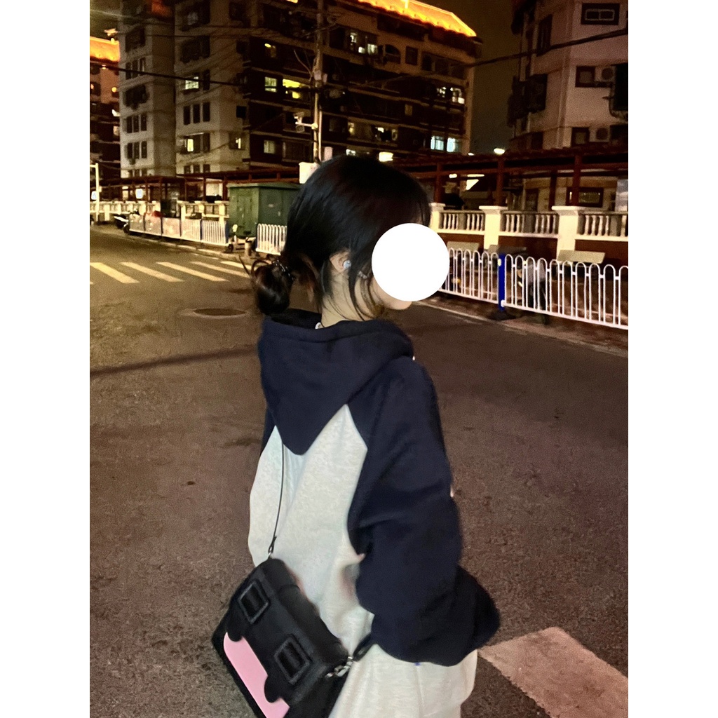 Áo Khoác Hoodie Phong Cách retro Mỹ Thời Trang Mùa Xuân Mới Cho Nữ