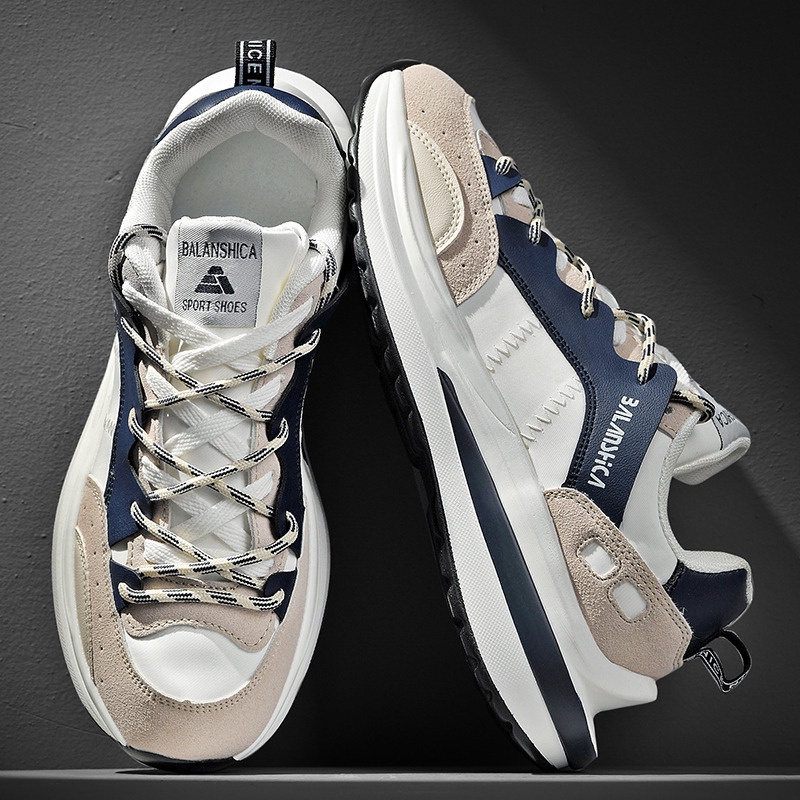 Giày thể thao nam giày chạy bộ nam giày nam thoáng khí giầy nam đế cao giày chunky nam giày nam