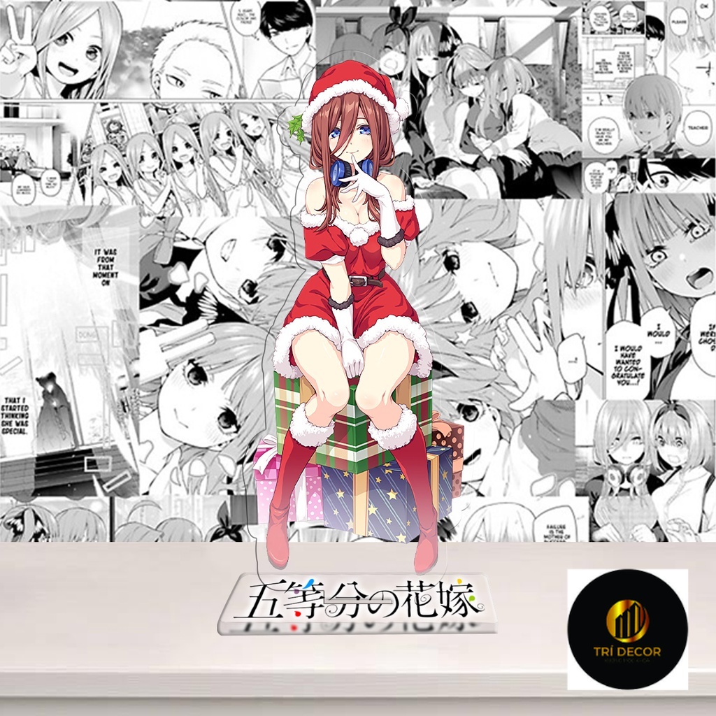Standee Nhà Có 5 Nàng Dâu, Gotoubun no Hanayome, mô hình nhân vật Miku, Nino, Itsuki, Ichika, Yotsuba