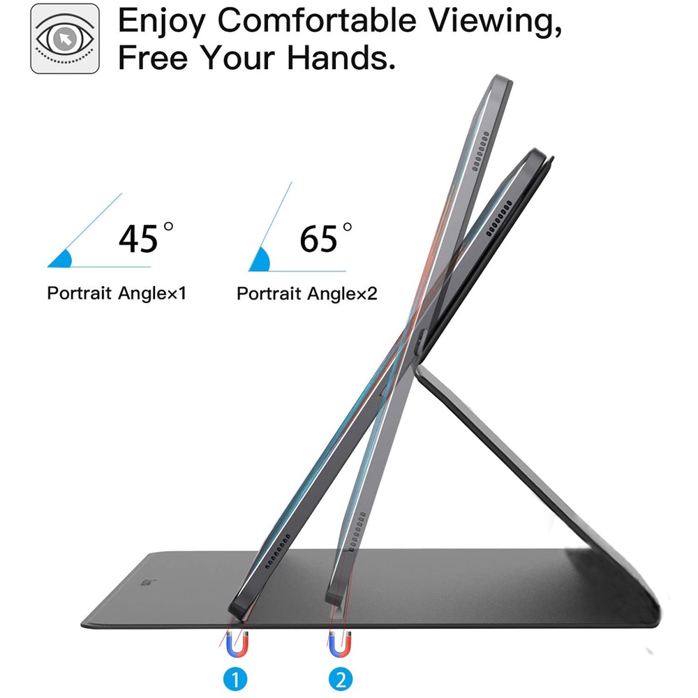 Bao Da Máy Tính Bảng Nam Châm Tự Động Tắt / Mở Cho samsung galaxy tab s9 plus 2023 x810 tab s9 11 "s7 fe s8 + 5g s8plus Giá Đỡ